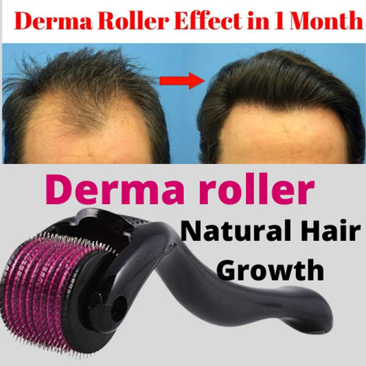 Derma Roller Hair Therapy Micro-Needle | Derma Roller for Hair re-growth & Skin