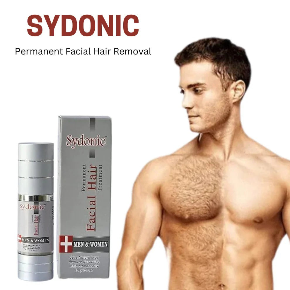 Sydonic Permanent Facial Hair Treatment – 30ml for Men & Women