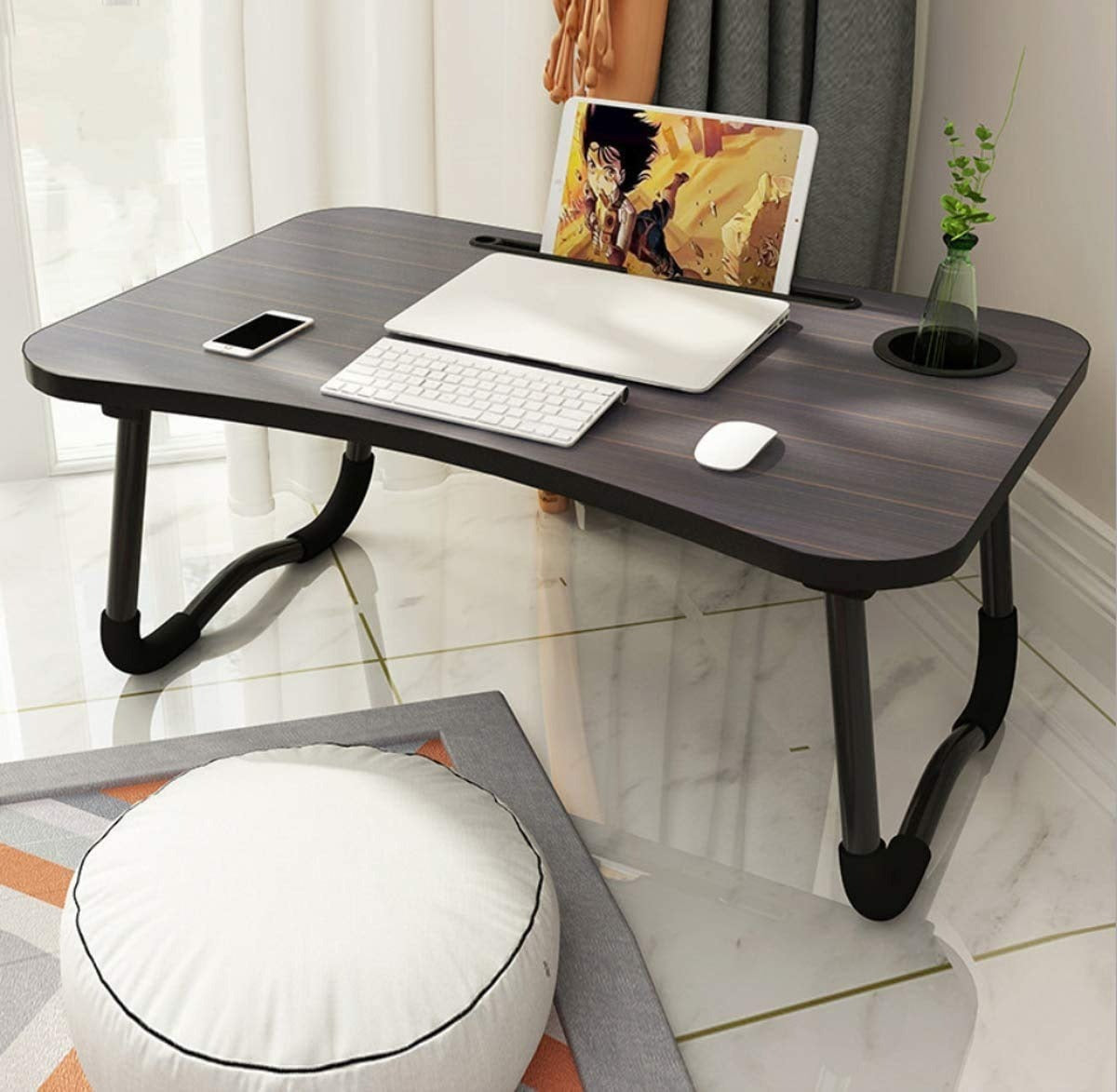 Lift Foldable Laptop Table for Bed Stand Lap Lazy Learning Desk Student