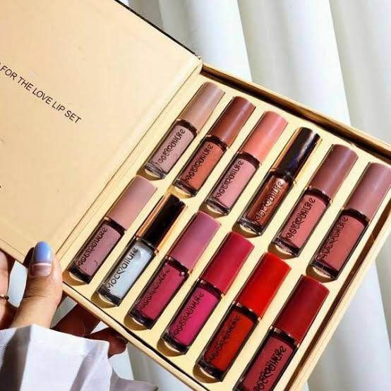 Crazy Girl “Thanks for the Love” Lip Gloss Set – 12 in 1 Multi-Shade Collection/Waterproof